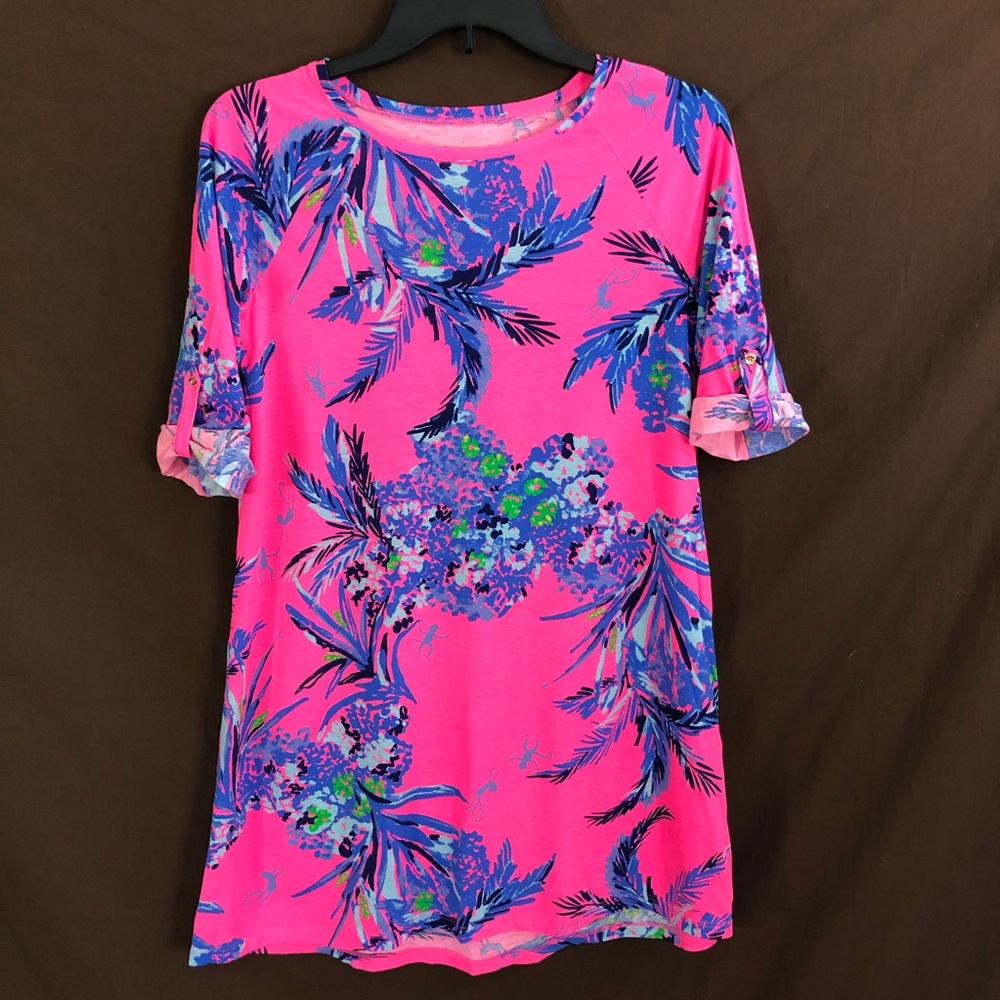 LILLY PULITZER XL 12-14 Tiki Mini Surfcrest Dress - Picture 2 of 5